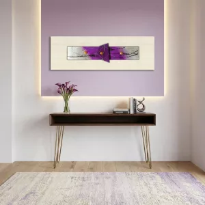pittura astratta viola : Wikao casa e design