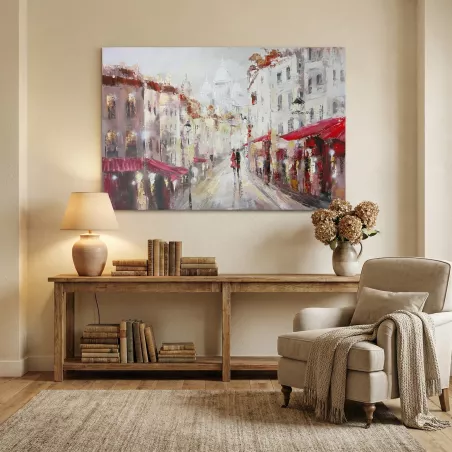 Peinture Montmartre 120 x 80 : Wikao, maison et design
