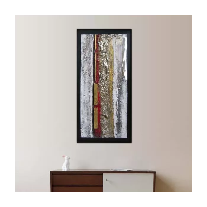 Tableau design, toile riche et moderne, format 60x120cm