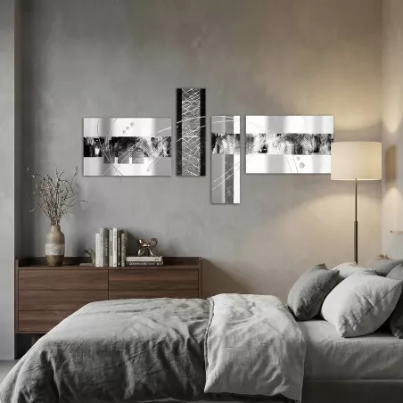 Modern vierluik in neutrale tinten