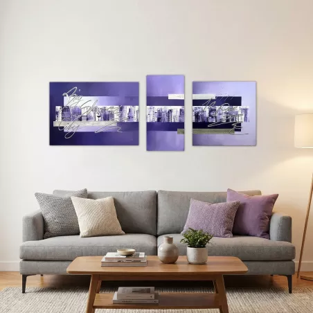 Deco-drieluik over New York