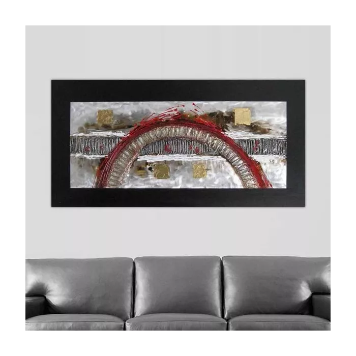 Tableau design, toile panoramique arche, 120 x 60 cm
