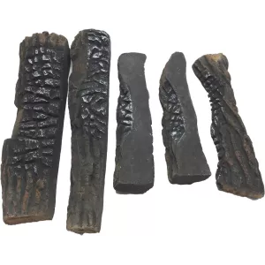 Lote de 5 leños para chimenea de etanol