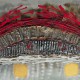 Tableau abstrait arche rouge