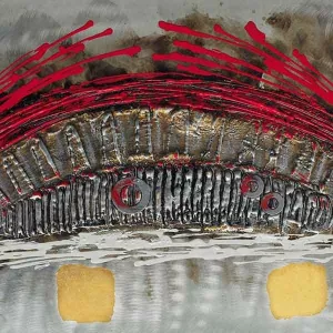 Design picture, panoramic arch canvas, 120 x 60 cm