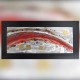 Tableau aluminium volute