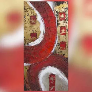 Tableau de style Chinois, peinture asiatique 60x120cm