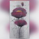 Peinture pavot violet