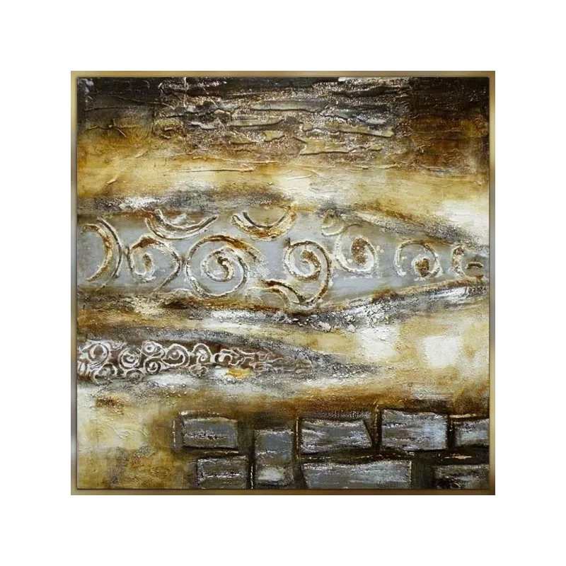 Peinture décorative au look ancien, 100x100cm