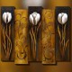 Toile 3D bouton de fleur