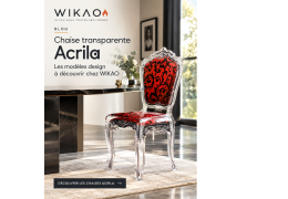 Chaise transparente Acrila : les modèles design chez WIKAO