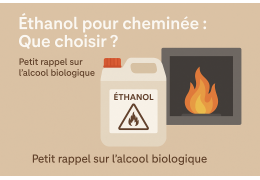 Éthanol pour cheminée : Que choisir ?